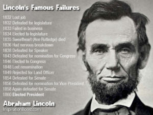 Lincolm Famous Failures